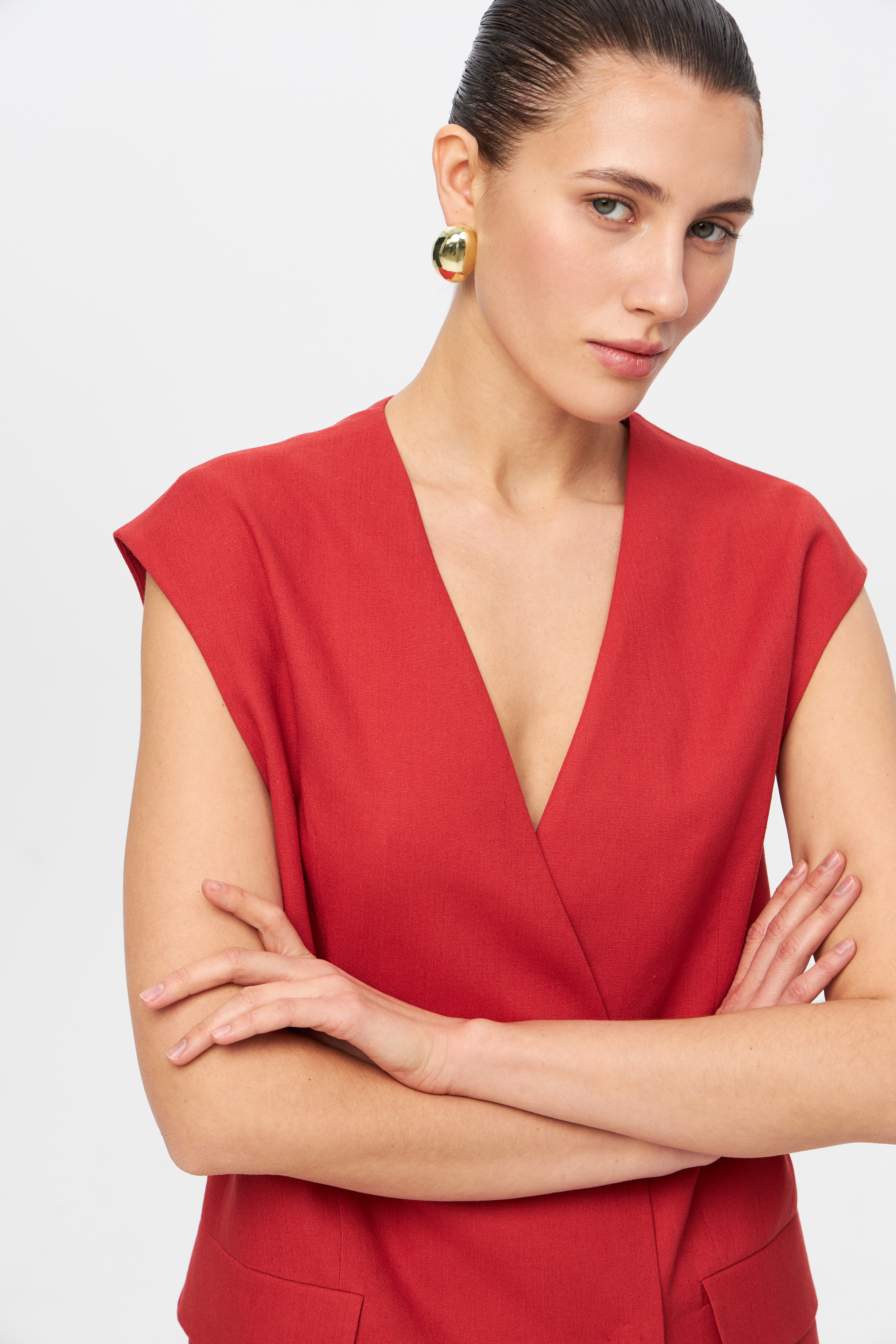 costoso,Лён 10677,Терракот,Лен45%В45%Хл10%